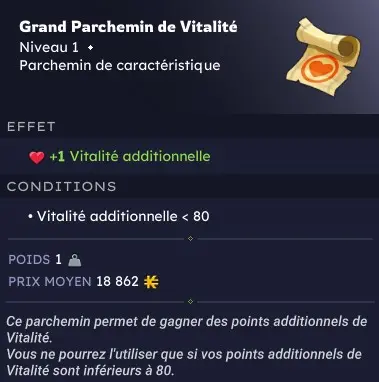 dakal > x5 [Grand Parchemin de Vitalité]