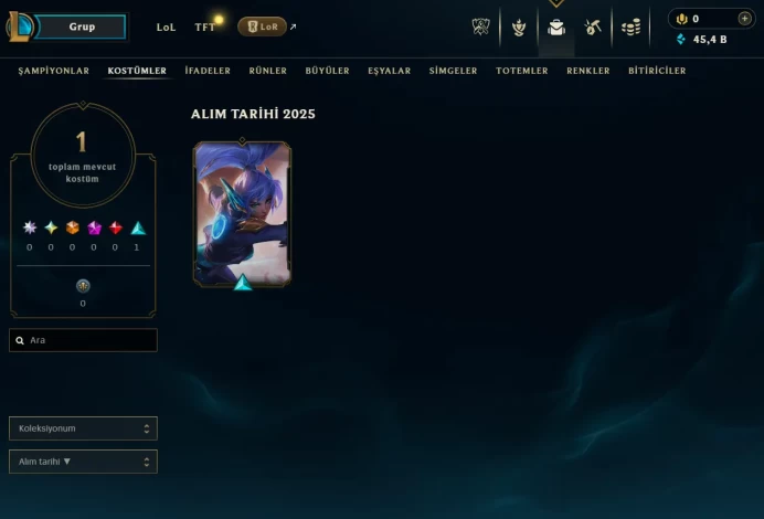 [EUW] Season 15 | Gold 3 (59 LP) %69 WR | 1 Skin (nidalee skin) | 45.4K BE | Honor 4 | 39 Champs | CHANGEABLE E-MAIL Wins: 20 Losses: 9