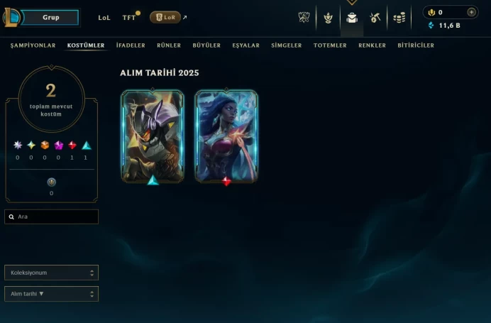 [EUW] Season 15 | Gold 4 %58 WR | 2 Skins | 11.6K BE | Honor 2 | 62 Champs | CHANGEABLE E-MAIL Wins: 18 Losses: 13