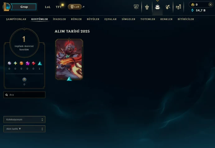 [EUW] Season 15 | Silver 4 | 1 Skins | 54.7K BE | Honor 2 | 24 Champs | CHANGEABLE E-MAIL