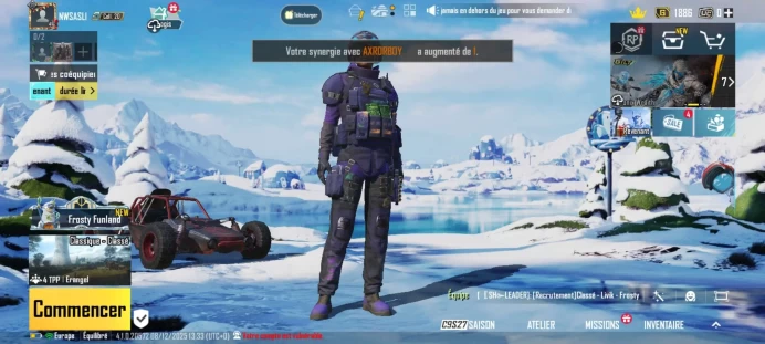[Code 8150] LEVEL 47 RANK GOLD EUROPA NOW/SET 23/RENAME CARD 1/M416 DESERT/HELM 2/BAG 2/M416 DESERT