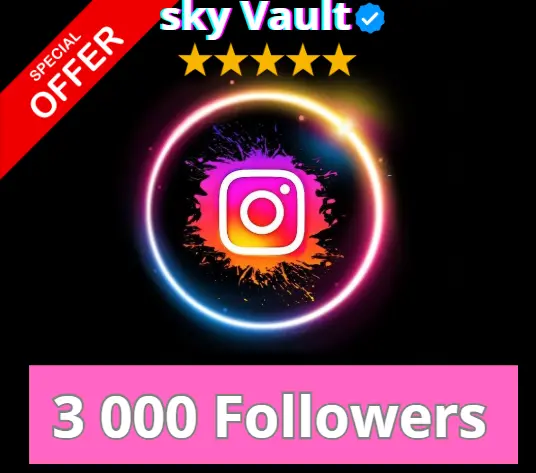 Auto-Delivery | Insta 3000 Followers | Full data change | Very Cheap |