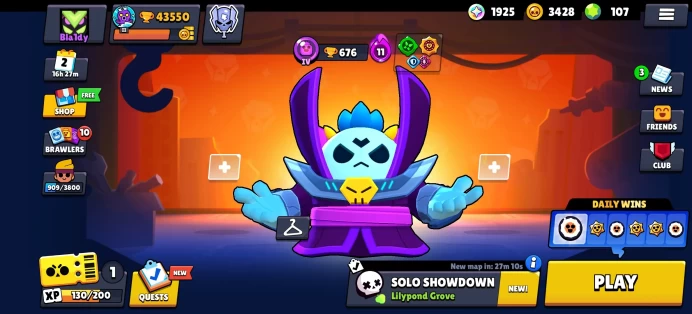 [Code 8153] Level 168 / 43k Trophy + 259 Skins / Very Cheap