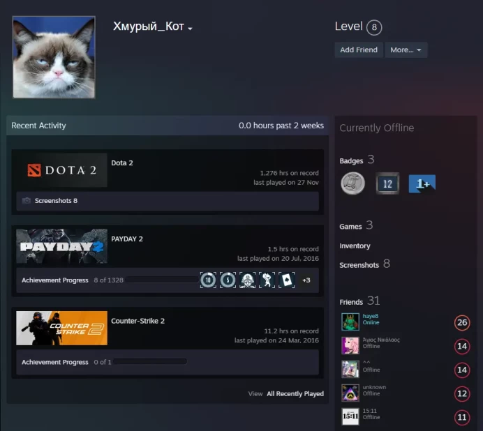 Dota 2 1276 hours-previous rank Guardian 2 (981MMR)7071 behavior