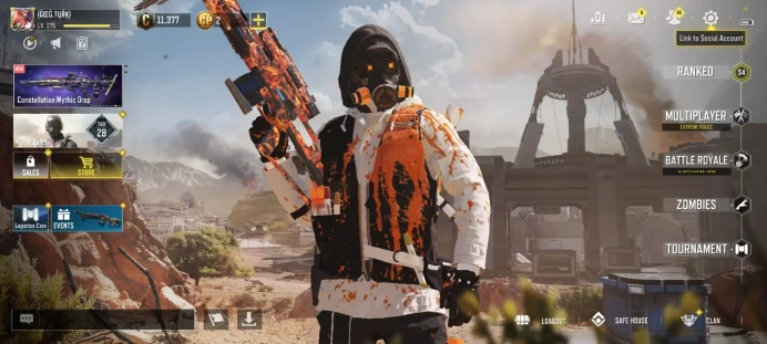 mythic gun 1 | legend gun 9 | LVL 175 | Epic Guns 139 | character Epics 63 | C: 11k | code 6194 | Saved:Activision