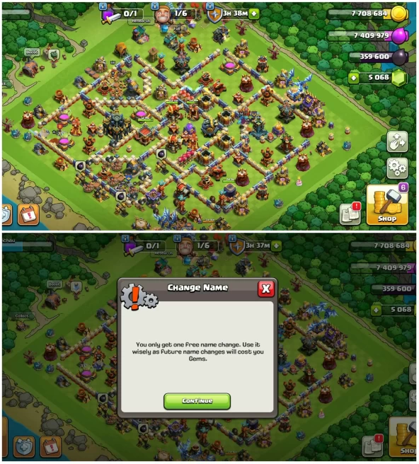 [12 Epic Equipment Almost Max ]||Th18 Amazing Account||2 League Skins||Heros:90-100-55-75-50||5100 Gems||Free Nc|Exp:195