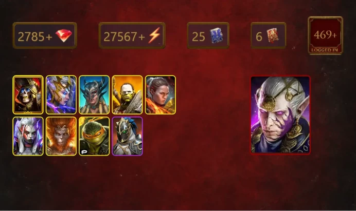 [STARTER]Starsage Galathir+Geomancer+Deathknight+Deliana+Scyl+Artak+Ronda+Visix+Wukong+Michelangelo+Lordly Legionary+20Epics