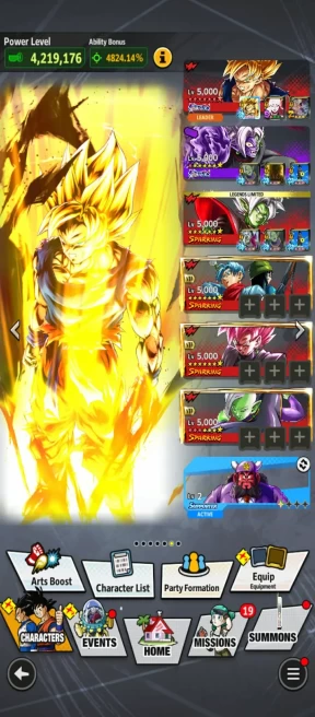 Team Future+ UL Zamasu 8S+UL Rose Goku Black 12S+ 23 LL(New Janemba 8s+God ss Vegito 11s+Fusion zamasu+GohanTrunk) Zenkais 29+ Godly Equip (D22)