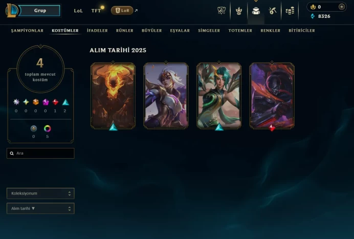 [EUW] Season 15 | Emerald 2 %53 WR | 4 Skins | 8.3K BE | Honor 4 | 70 Champs | CHANGEABLE E-MAIL Wins: 81 Losses: 72