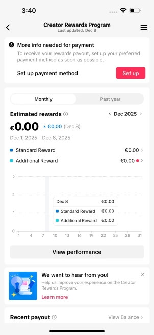 100% Monetized France Account Creator Rewards Program Active | 17k Real Followers & 58k Likes | Real Screenshots + Full Access + Good Standing