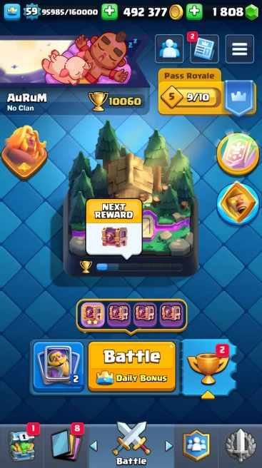 ◄ KT 15 ► LVL 59 ◆ 10000 CUPS ◆ 23 MAX ◆ LEVEL 16 [3] ◆ LEVEL 15 [2] ◆ LEVEL 14 [18] ◆ 55 EMOTES ◆ 7 EVO ◆ 7 SKIN ◆ 9 OLD ◆ 1773 GEMS ◆ RL160