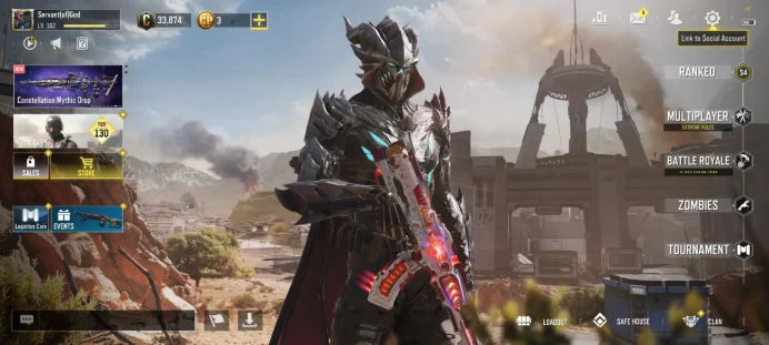 mythic gun 1 | legend gun 6 | LVL 162 | Epic Guns 94 | character Epics 51 | C: 33k | code 6204 | Saved:Activision
