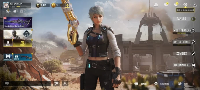 mythic gun 1 | legend gun 6 | LVL 202 | Epic Guns 106 | character Epics 47 | C: 2k | code 6211 | Saved:Activision