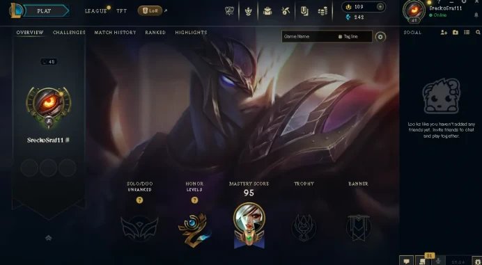 EUW / UNRANKED / 43 Champ / 14 Good Skins(1 Mythic, 1 Legendary, 4 Epic) / HONOR 3 / S2 ACC /HANDMADE / FULL ACCES / LIFETIME WARRANTY / CHEAP