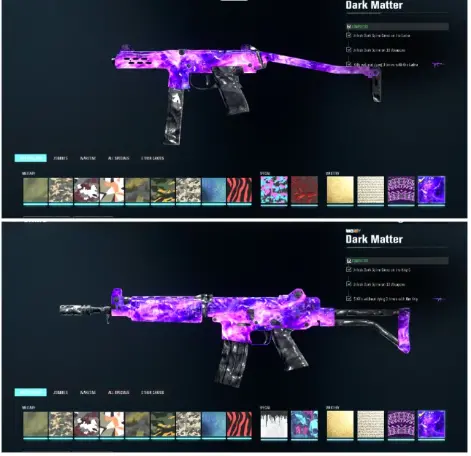 61 Dark Matter Camos