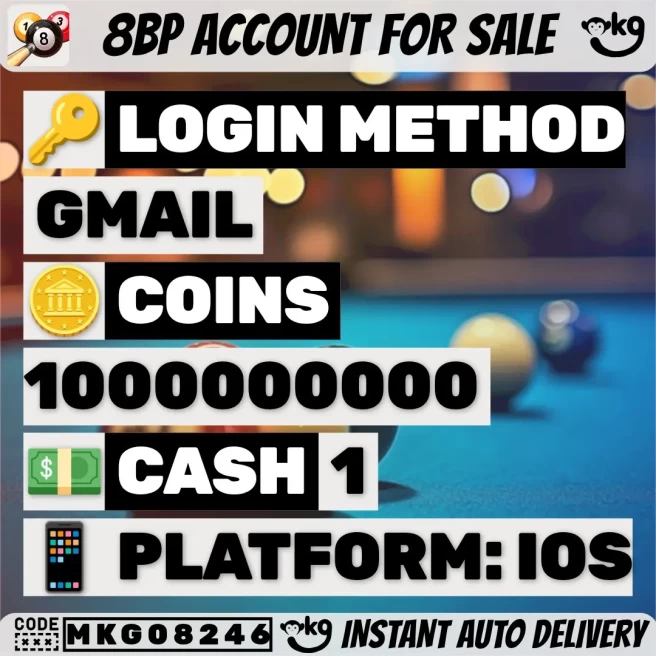 8BP 1 Billion Coins iOS Compatible Instant Delivery! MKG08246 ! AGG000