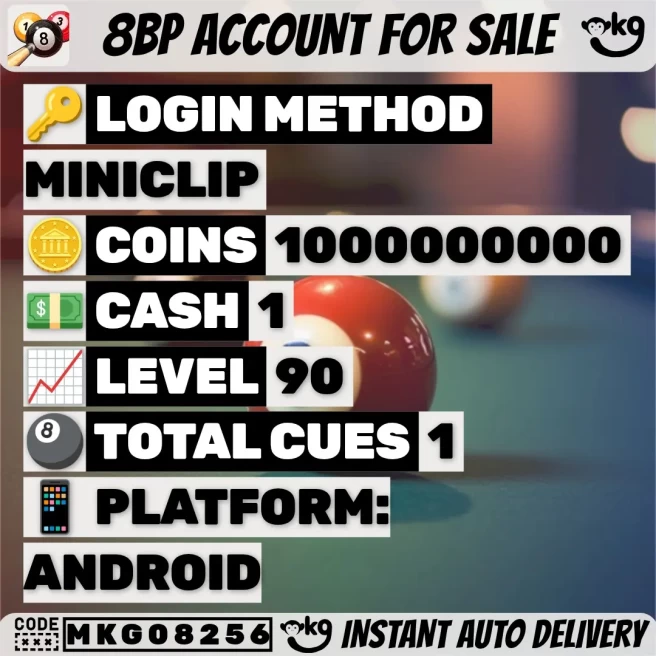 8BP  1 Billion Coins  40 CCP  MiniClip Login  Instant Delivery! MKG08256 ! AGG000