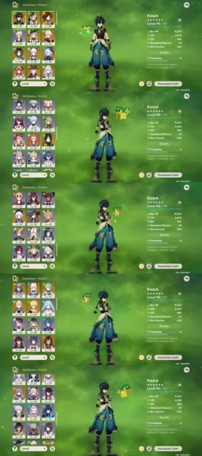 All Platform - EU - AR58 - primogems 130 - 66 Charcter 22 5'Star - 8 Weapons 5'Star - Code795