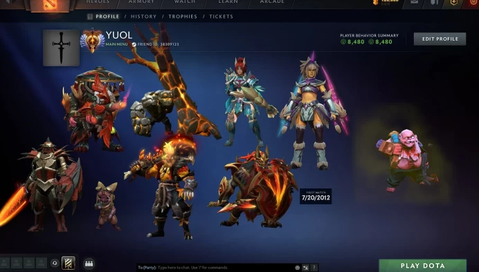 Immortal 7K | Old Account 2012 | behavior +9k