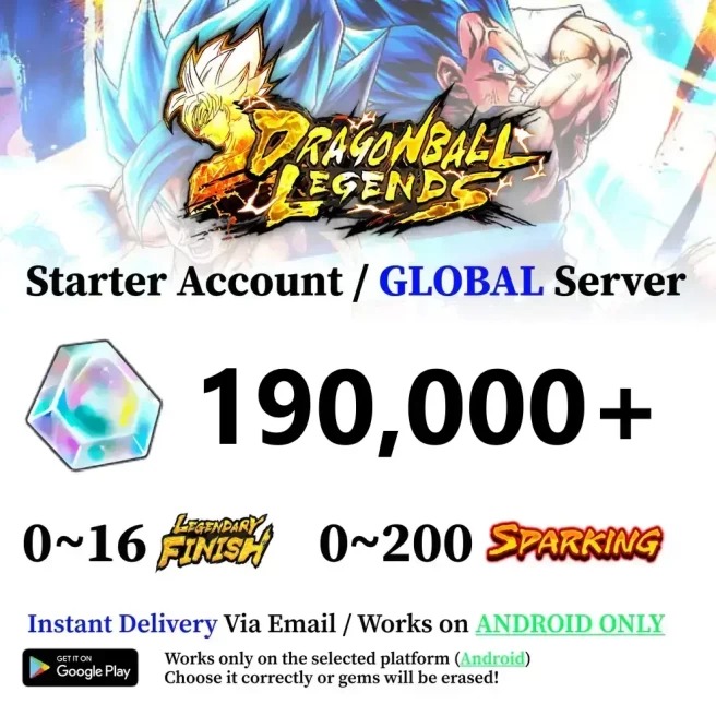 Android 190,000+ Chrono Crystal Accounts - Automatic Delivery - Bandai ID Login
