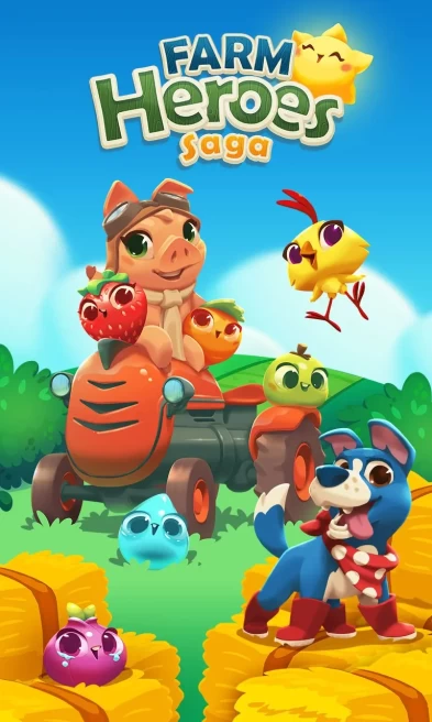 [Farm Heroes Saga][IOS/Andr]3896 completed levels|210 animals|1985 beans|50 gold|Global live server|Anti-ban|King login/FB login