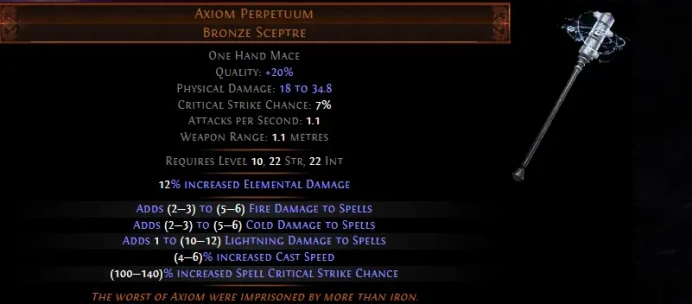 [SC League] Axiom Perpetuum Bronze Sceptre
