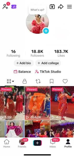 Instanly Delivery/ 18K Real Followers+183K Real Likes Account/ Live Stream/ Full Access