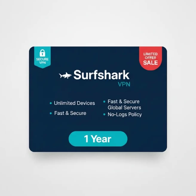 Surfshark_VPN – Unlimited Devices | Safe & Secure Browsing