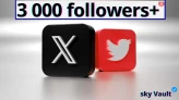 | Twitter | X | Account with + 3 000 Followers | Fast+Easy log in | Full access |you are the full owner !!