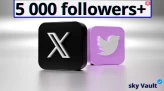 | Twitter | X | Account with + 5 000 Followers | Fast+Easy log in | Full access |you are the full owner !!