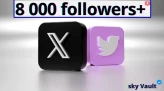 | Twitter | X | Account with + 8 000 Followers | Fast+Easy log in | Full access |you are the full owner !!