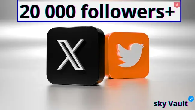 | Twitter | X | Account with + 20 000 Followers | Fast+Easy log in | Full access |you are the full owner !!