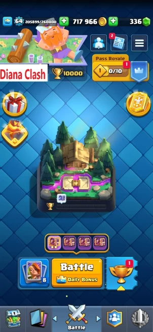 10% discount-Level64-KT 15- -80 cards level 14-30 cards level 15 -114Emote-17EVO-20 Skin Tower-Lifetime warranty-Immediate delivery