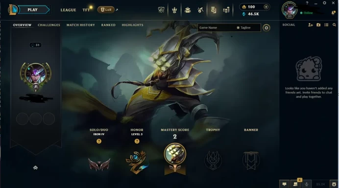 EUW - SAFE REAL SEASON15 IRON 4 0LP | 46500 BE | PLACEMENTS DONE | 5+ LOSSES | INSTANT DELIVERY | LOW MMR | UNVERIFIED EMAIL | IRON IV | #2475