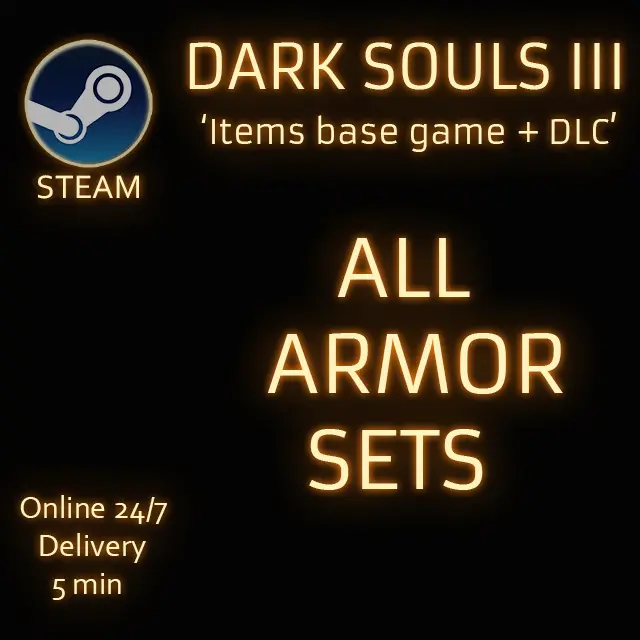 (PC/STEAM) DARK SOULS 3 ALL ARMOR SETS ITEMS BASE+DLC