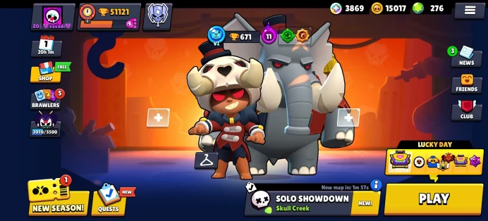 [Code 8298] Level 194 / 51k Trophy + 175 Skins / Very Cheap