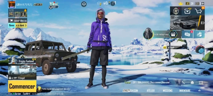 [Code 8299] [IOS/ANDROID] LEVEL 62 RANK GOLD IV EUROPA NOW/SET 70 MYTIC 1/HELM 4/BAG 4/M416 DESERT/GUNLAB 2/DACIA SKIN