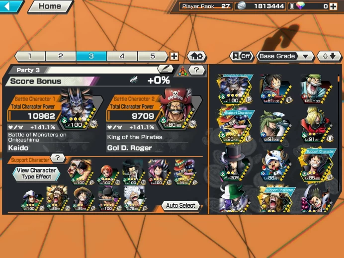 BR641-IOS+Android-10 Ex(Luffy Gear 5+Zoro+Kaido v3+Roger+Akainu+Shank v2+Kaido v2+Yamato+Luffy+Yamato Hybrid)+Good Medal+Support 141%+Sanji