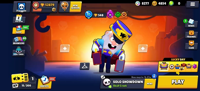 [Code 8302] Level 239 / 52k Trophy + Merchant Gale + Bellhop Mike / 201 Skins / Very Cheap