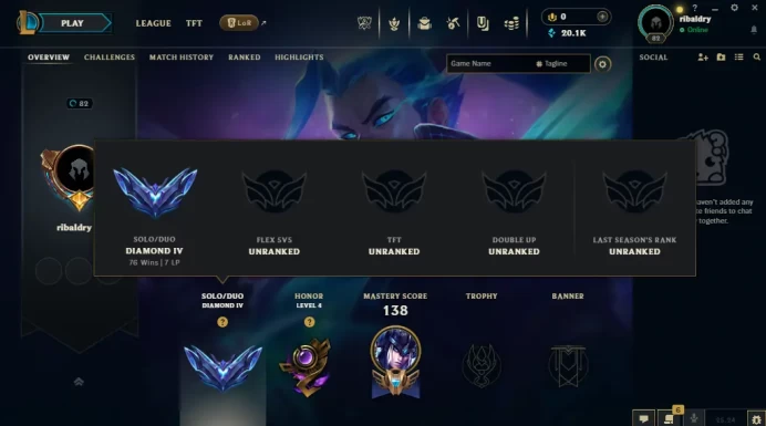 EUW / DIAMOND 4 %70WR / 88 CHAMP / 38 GOOD SKINS / 20.1K BE / HONOR 4 / 64 MYTHIC ESSENCE! / FULL ACCES / S11 ACC / HANDMADE / CHEAP