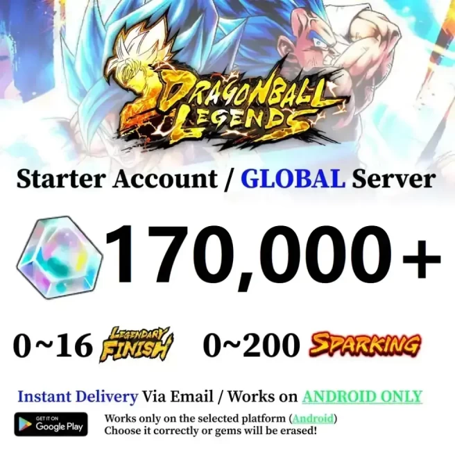 Android 170,000+ Chrono Crystal Accounts - Automatic Delivery - Bandai ID Login