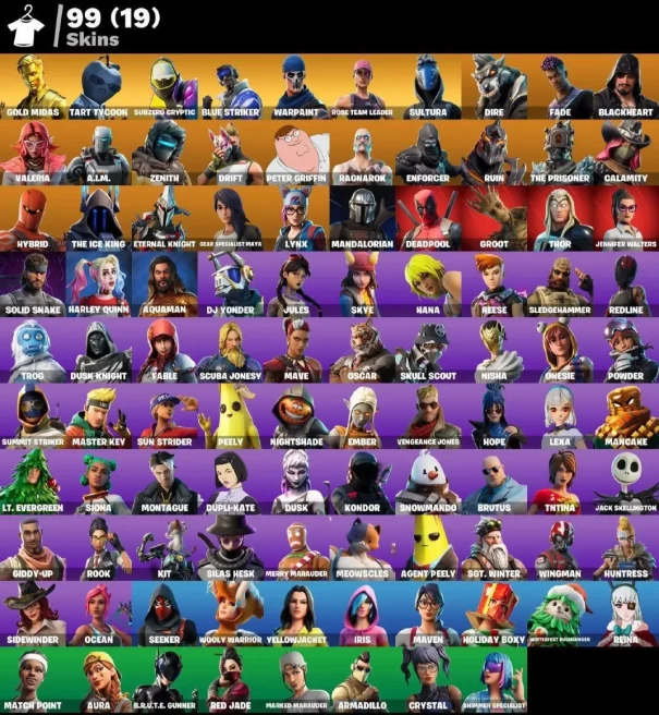 All Platform - Save OG - 99 Skin - 99 Dans - 109 Pickaxes - Code799