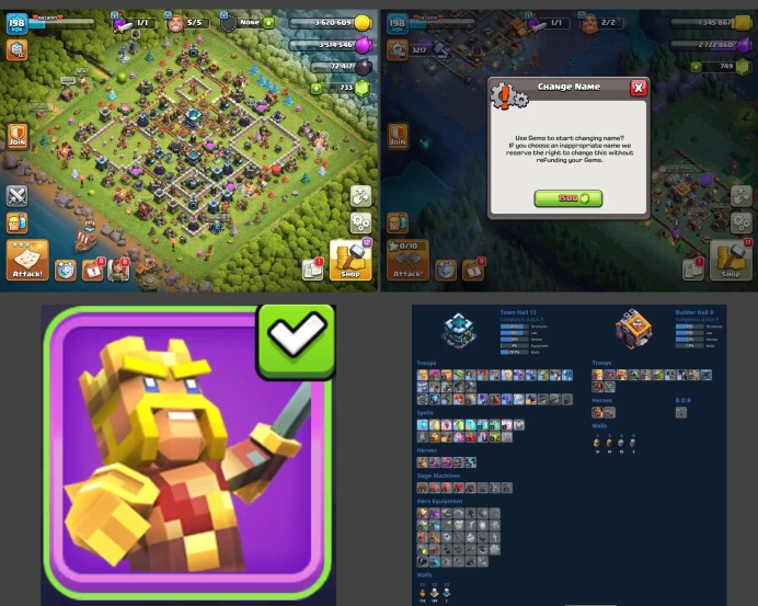 ■TH:13 (+55%) ■Heroes: K55 Q58 P40 W33 C10 ■BH:8 ■Full Access ■Instant Delivery ■A601
