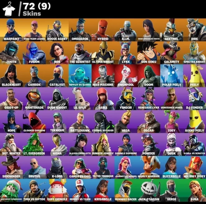 All Platform - Save OG - 72 Skin - 43 Pickaxes - 37 Dans - Code803