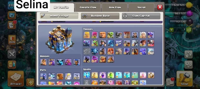 Townhall18! best in all market +wall max th 18 queen max : 2278