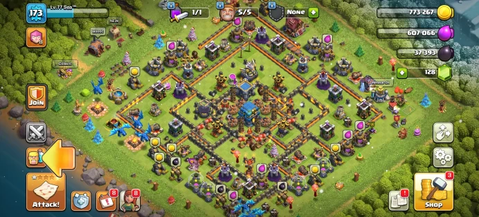 [Code 8326] Th12 XP 173 / 1000 War Star / Very Cheap