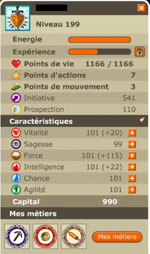 SACRI 200/CRA 199 BOUNE (PARCHO 100/4 Metiers 100/1M Kamas) !! Jamais Certifie, 100% Safe.