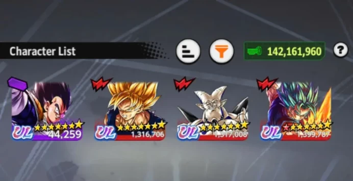 D816-IOS+Android-4 UL Vegito Red Star+46 Legends+Good Equipment+Goku&Vegeta Full Red Star Zenkai+new Fusion Goku&Vegeta+God Goku Zenkai+Goku Kid