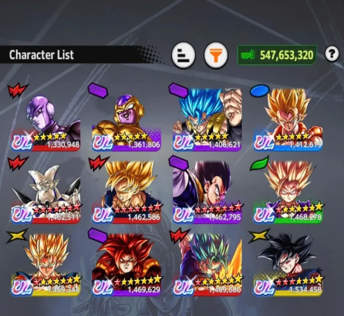 D817-IOS+Android-Nice Account 12 ULTRA(Goku Uis+SS4 Gogeta+SS2 Gohan+Vegtio+Gogeta+Hit)+40 Legends+Good Equipment+Good Team Fusion+Goku&Vegeta