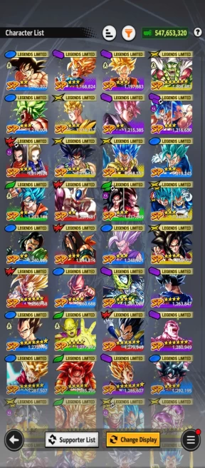 D817-IOS+Android-Nice Account 12 ULTRA(Goku Uis+SS4 Gogeta+SS2 Gohan+Vegtio+Gogeta+Hit)+40 Legends+Good Equipment+Good Team Fusion+Goku&Vegeta